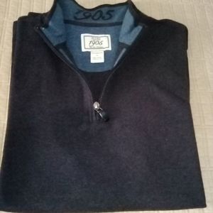 Jos.A.Bank Men's Blue 1905 Tailored Fit Sweater 100% Cotton Medium Blue